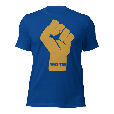 Royal Blue and Gold Voting is Power